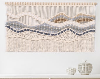 Handmade wall art - Modern Macrame Wall Hanging - Contemporary Fiber Art - 'KATIE' [Made-to-order]