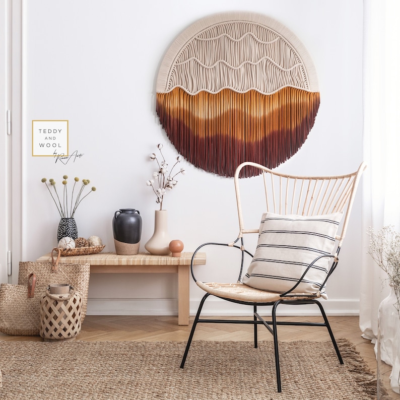 circular wall art decor