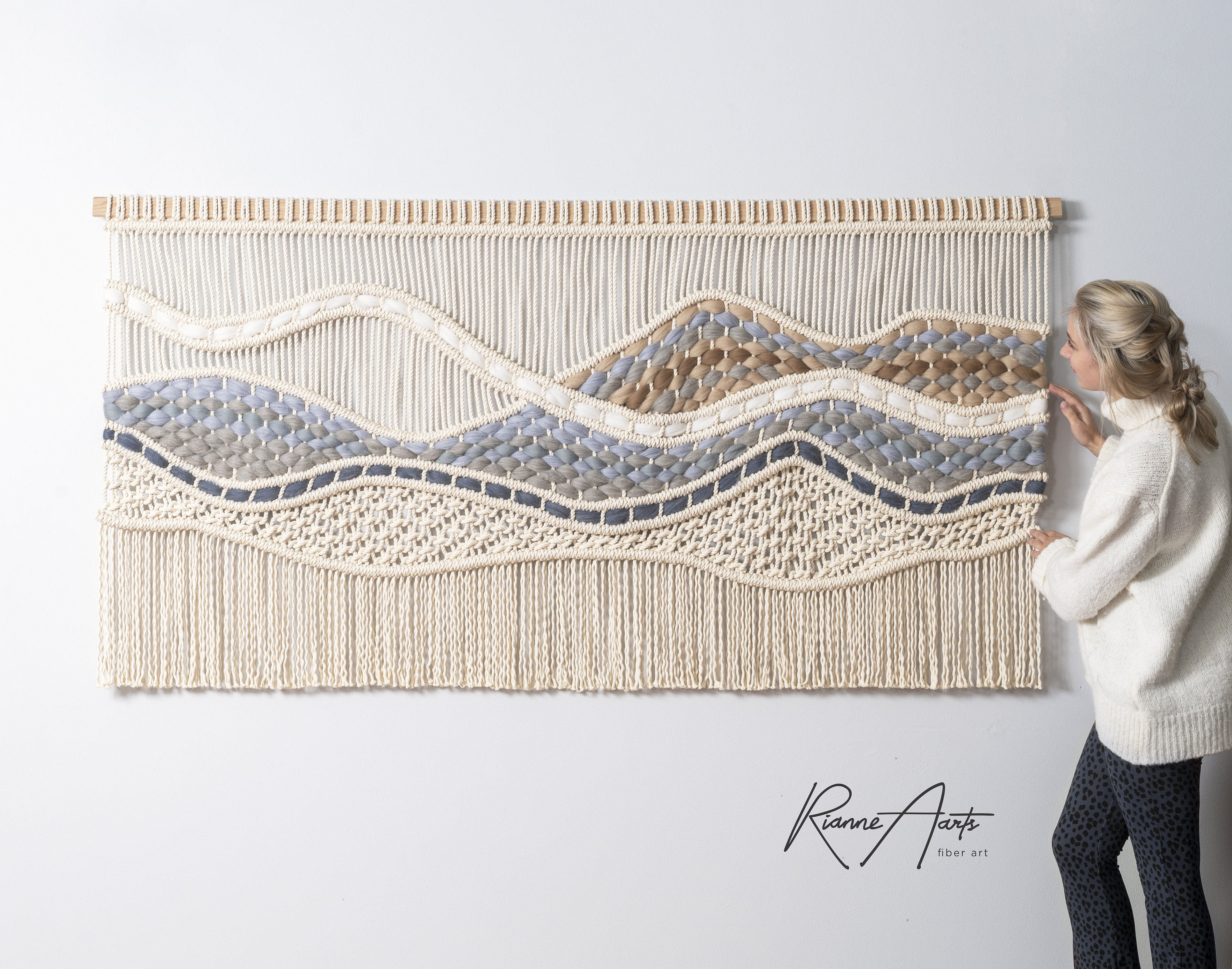 Large Macrame Wall Hanging Woven Tapestry Modern Macrame -  Norway