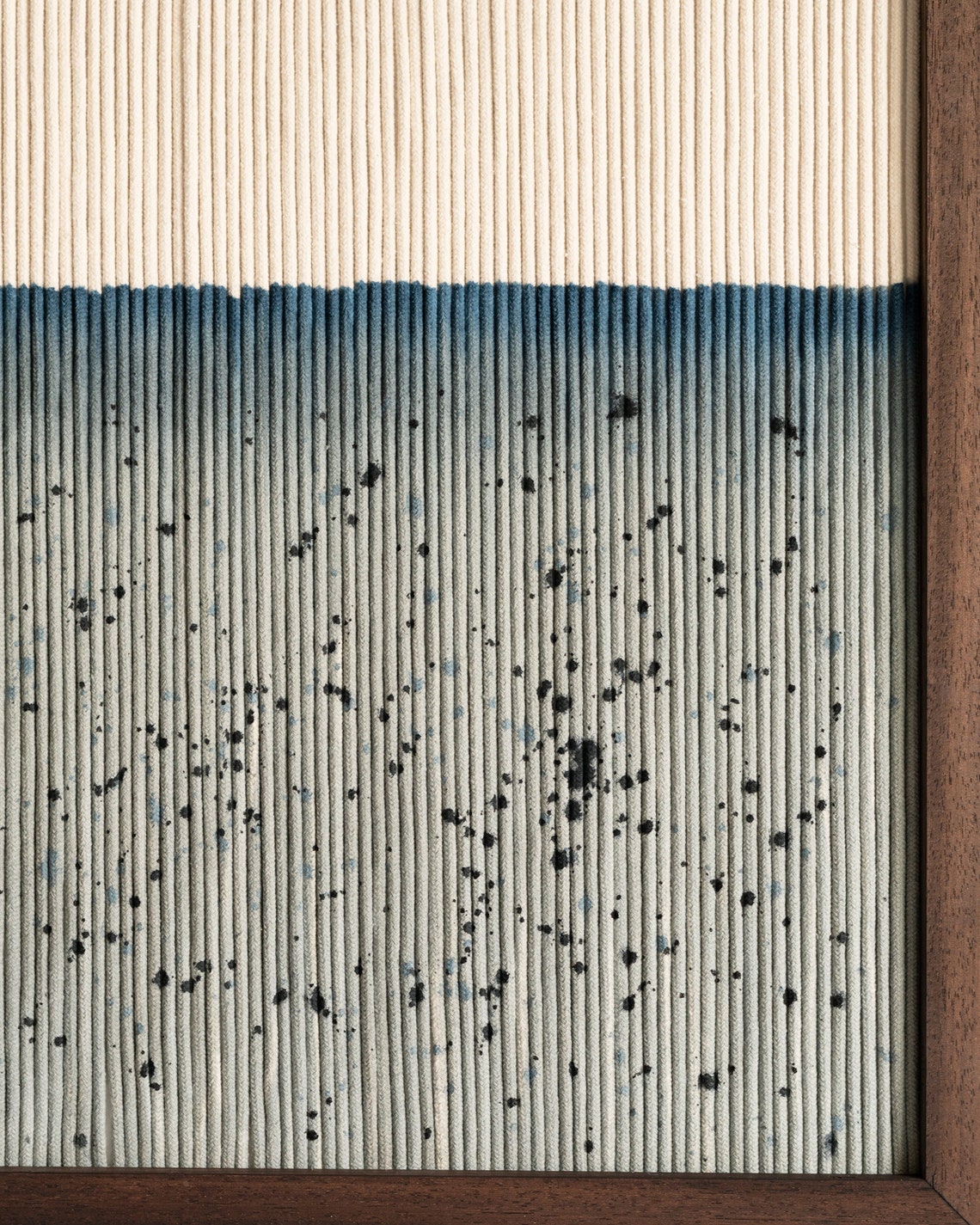 Minimalistic Framed Fiber Art COASTLINE III madetoorder Etsy