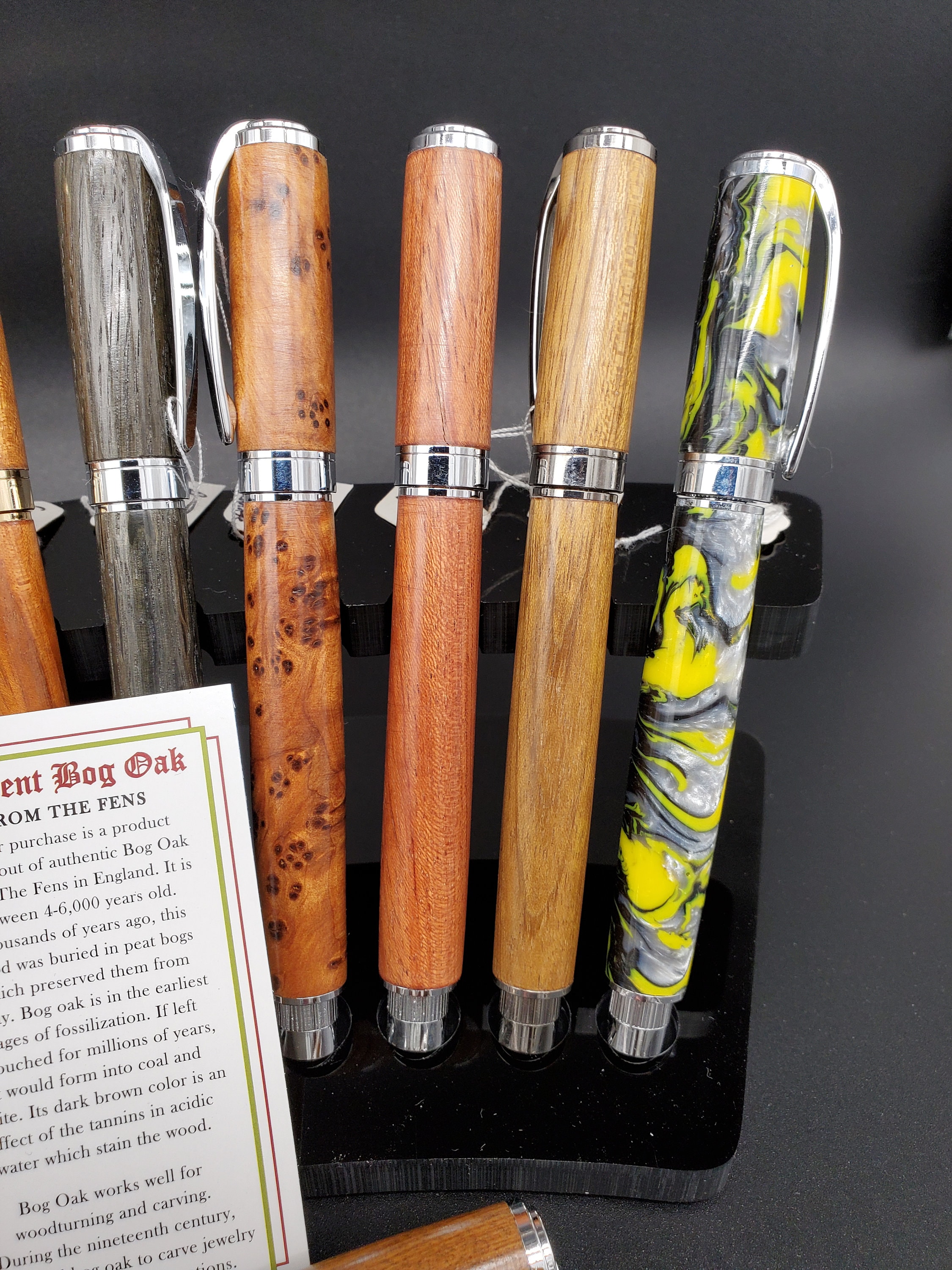 Large Refillable Handmade Exotic Wood Pens With Rollerball Ink Etsy Australia