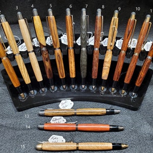 Wooden Stylus and Twist Pen - Refillable and Handmade