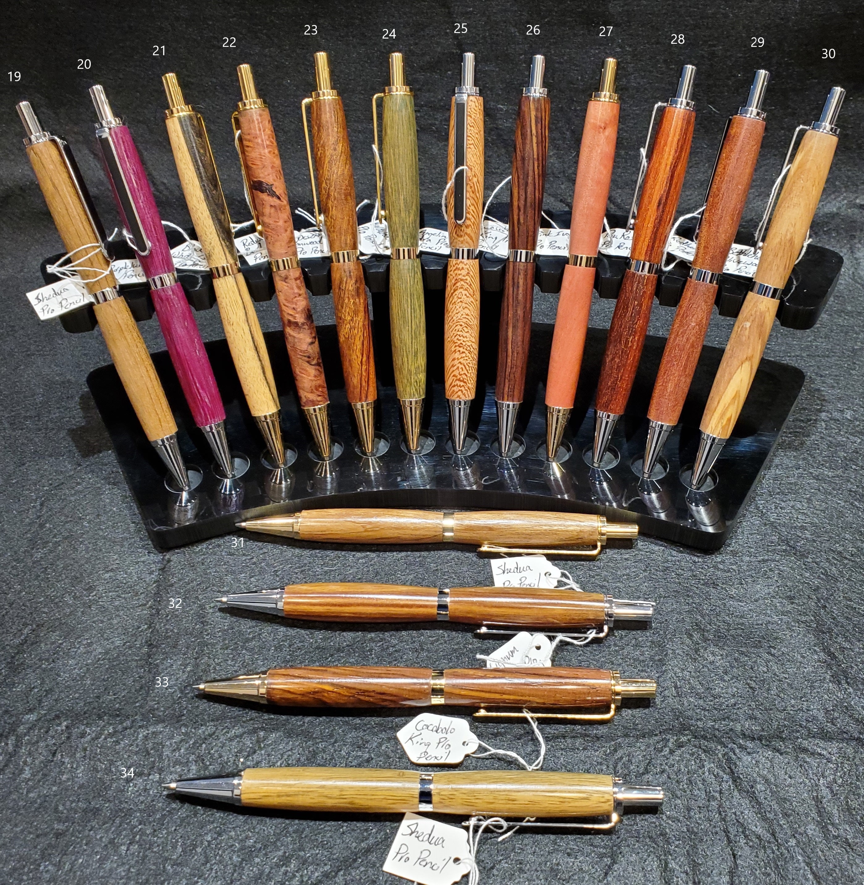 Matita Meccanica In Legno 2,0 Mm - Con Temperamatite Integrato | Mina 1B Inclusa | Made In Japan - Foto 12