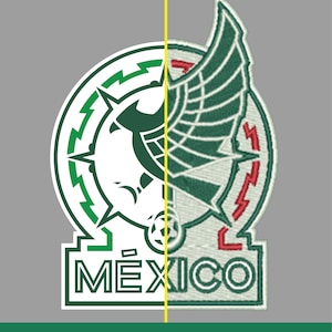Mexico National Football Team Logo Vector/Embroidery