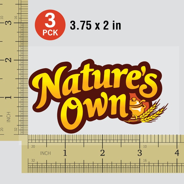 Nature Own Bread - Heat Transfer 3.75x2" Pack of 3