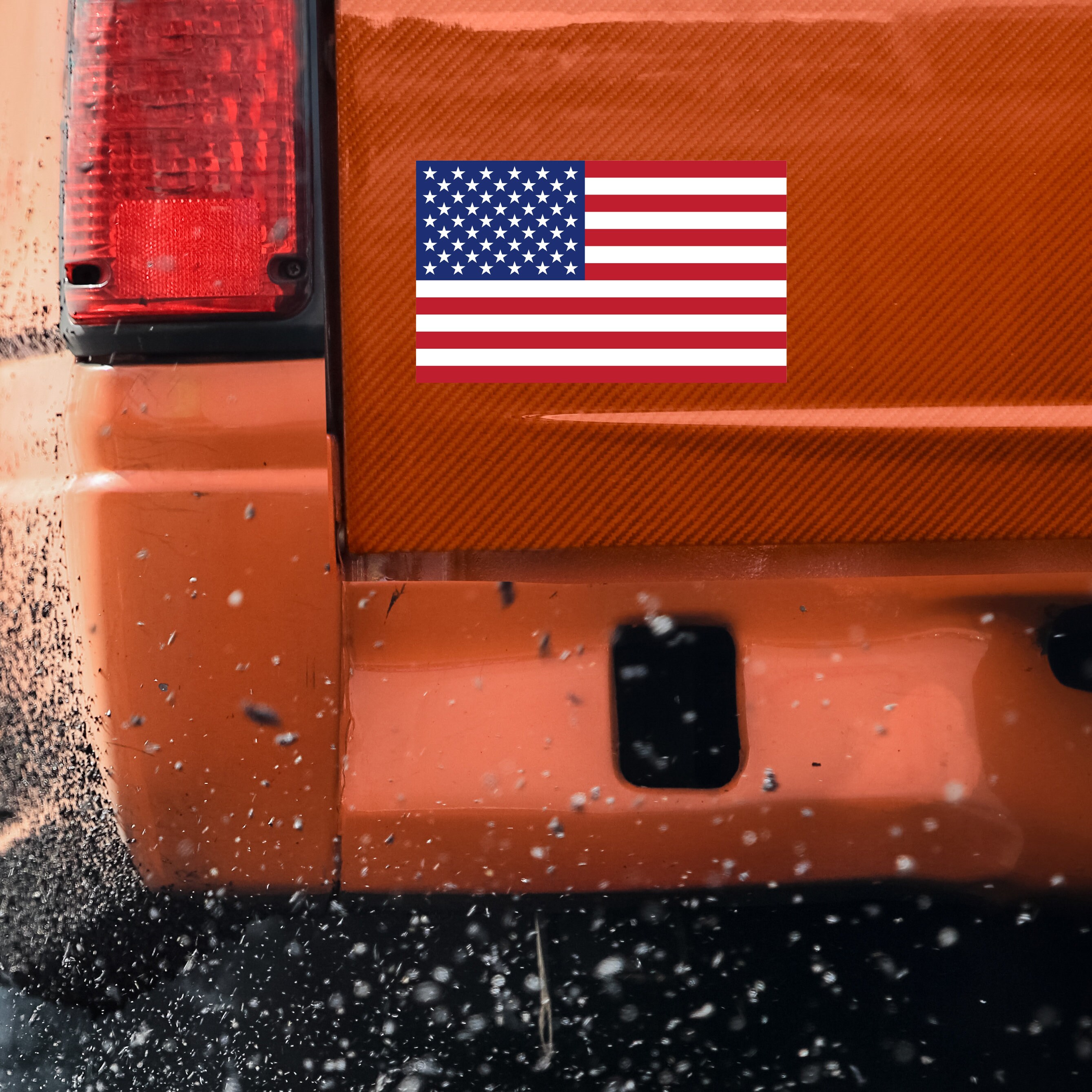 US Flag Vinyl Sticker 5x3 Inches (pack of 3) - Etsy