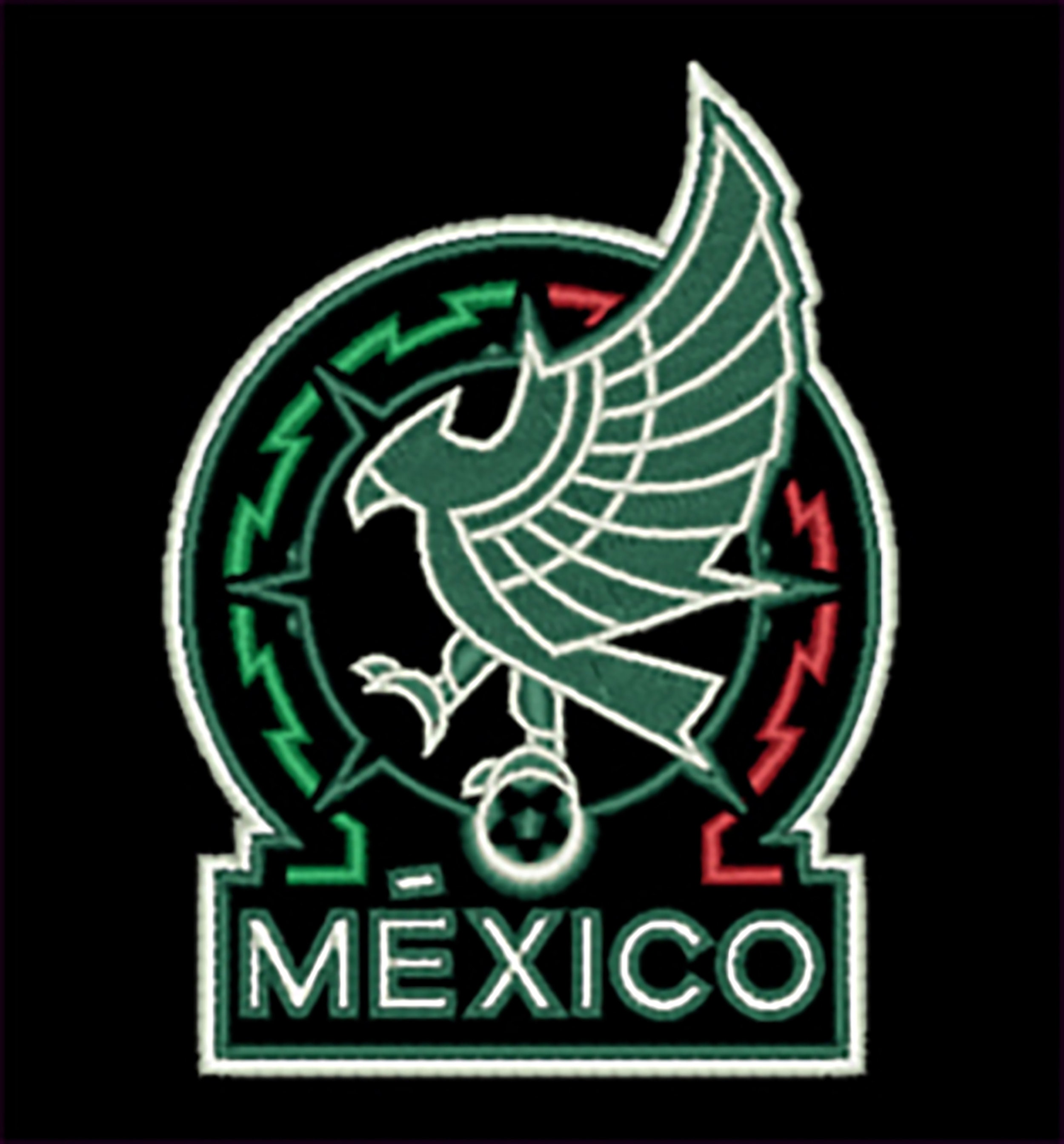 Mexico National Football Team Logo Vector/embroidery - Etsy