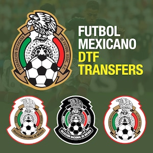 Mexico Soccer Team Old logo DTF Heat Transfer - 5 versions