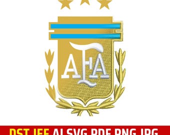 AFA - Asociacion Futbol Argentino embroidery/vector file