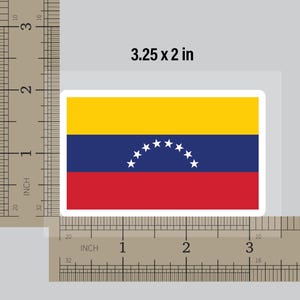 Venezuela Flag - DTF Heat Transfer 3.25x2.4&quot; (Pack of 5) uniform, shirts, jerseys