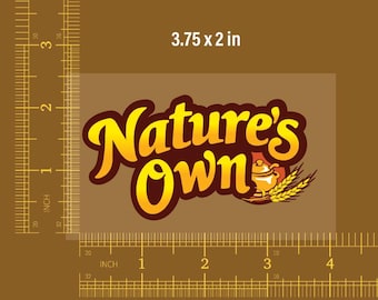 Nature Own Bread - DTF Heat Transfer 3.75x2" (Pack of 3)