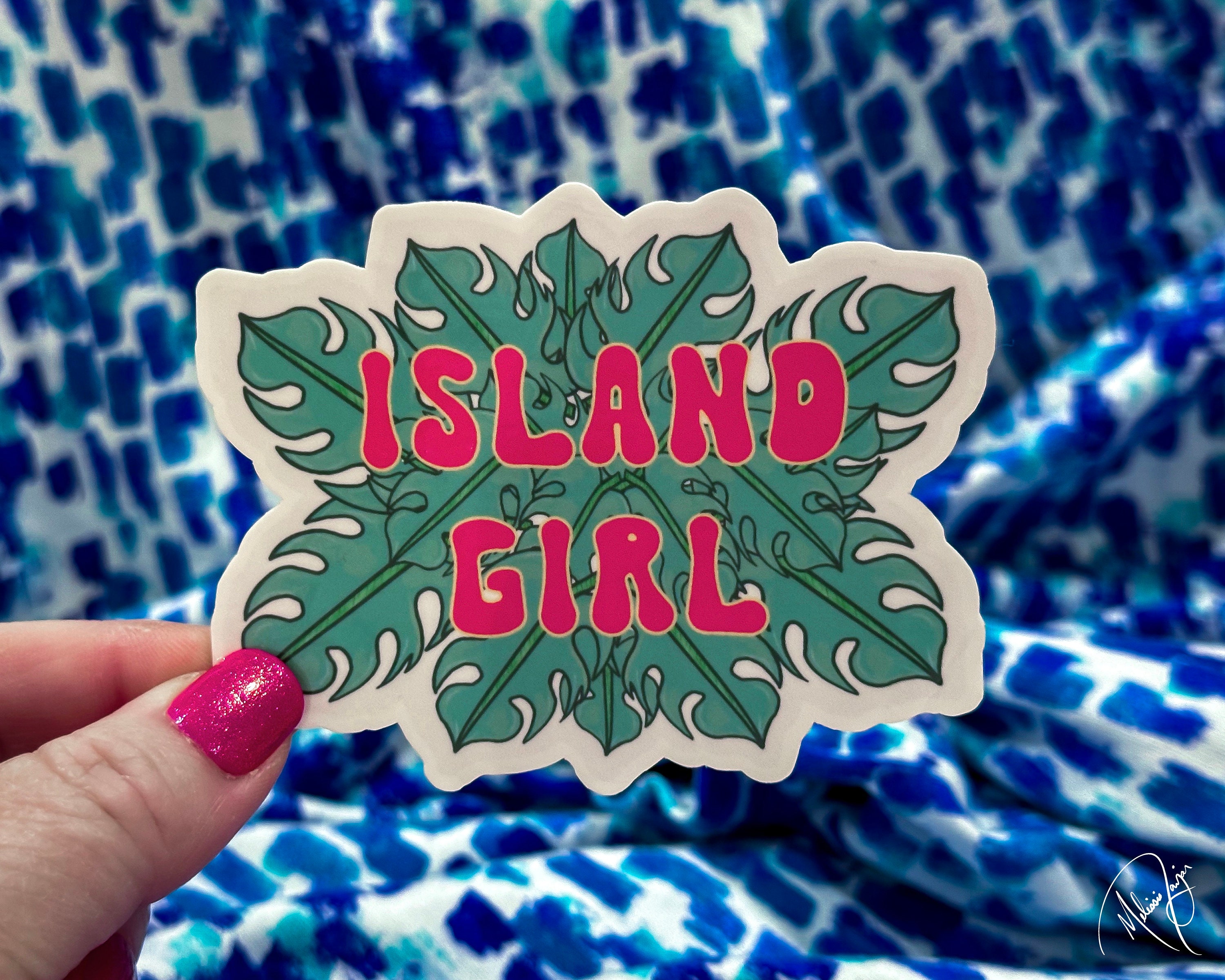 Gril Strand Sticker Island Girl Sticker: Tropical Beach Waterproof Decal - Etsy