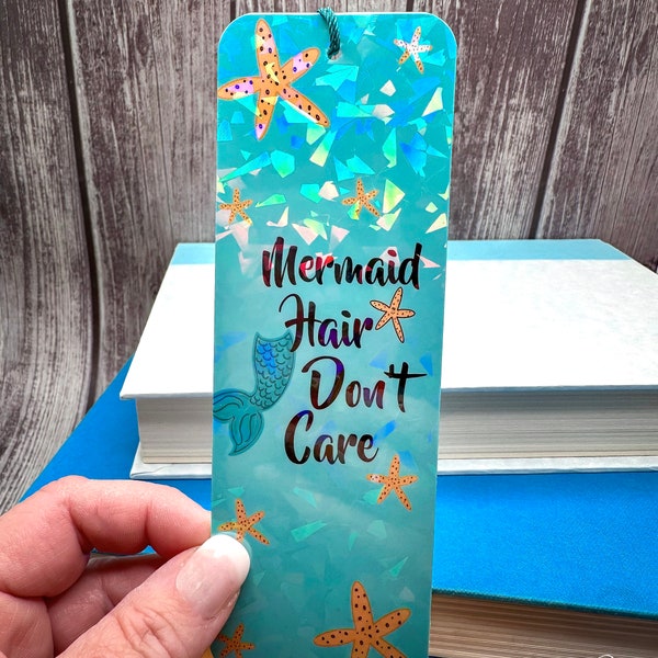 Mermaid Bookmark, Bookish Bestie Gift, Book Lover Gift, Cute Bookmark, Gift-For Her, Handmade Bookmark, Reader Gift, Gift For Book Lover