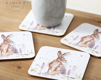 Country Life Coasters Set of 4 - Hare