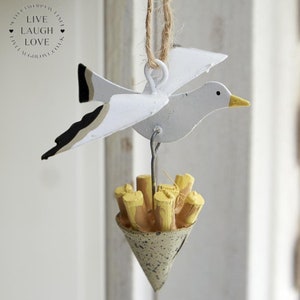 Seagull & Chips Nautical Hanger
