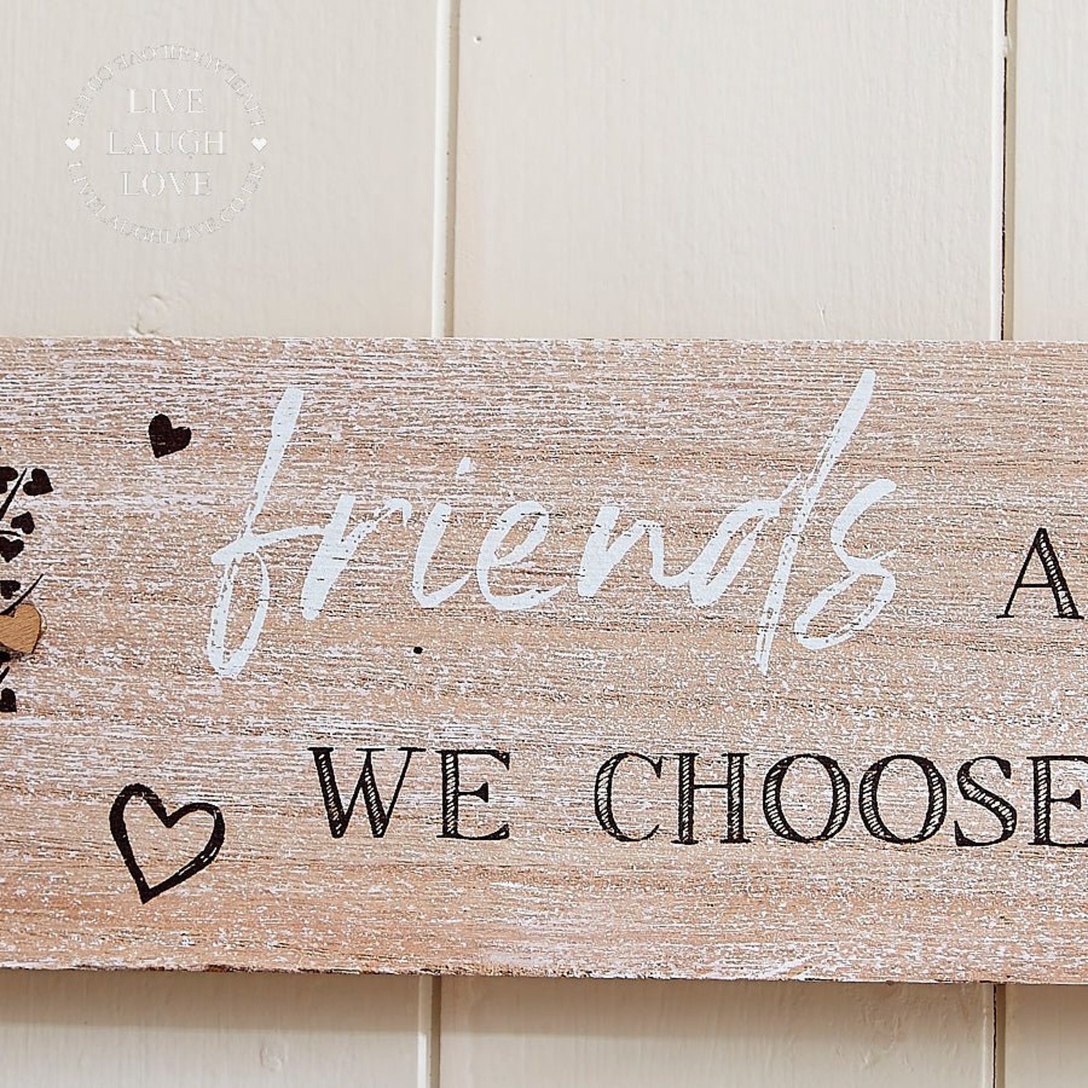 80cm Decorative Wooden Family & Friends House Plaque Etsy UK