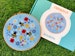 Bees Embroidery Kit, Wild Flower Needle Craft Kit, DIY Wildflower Hoop Art, Summer Hand Embroidery Project, Floral Sewing Kit, Sewing Gift 