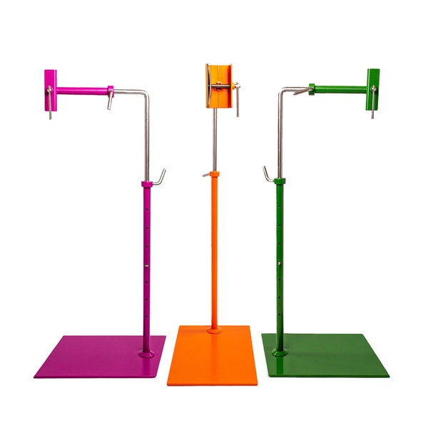 Lowery Coloured Workstand with Side Clamp Head | Embroidery Stand | Needlework Needlepoint Stand