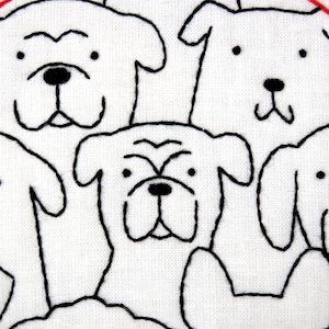 Dogs Embroidery Kit, Beginners Embroidery, Dog Lovers Gift, Dogs Hoop Art, Animal Lovers Gift, Dogs Needlework Kit, Easy Embroidery Set, image 4