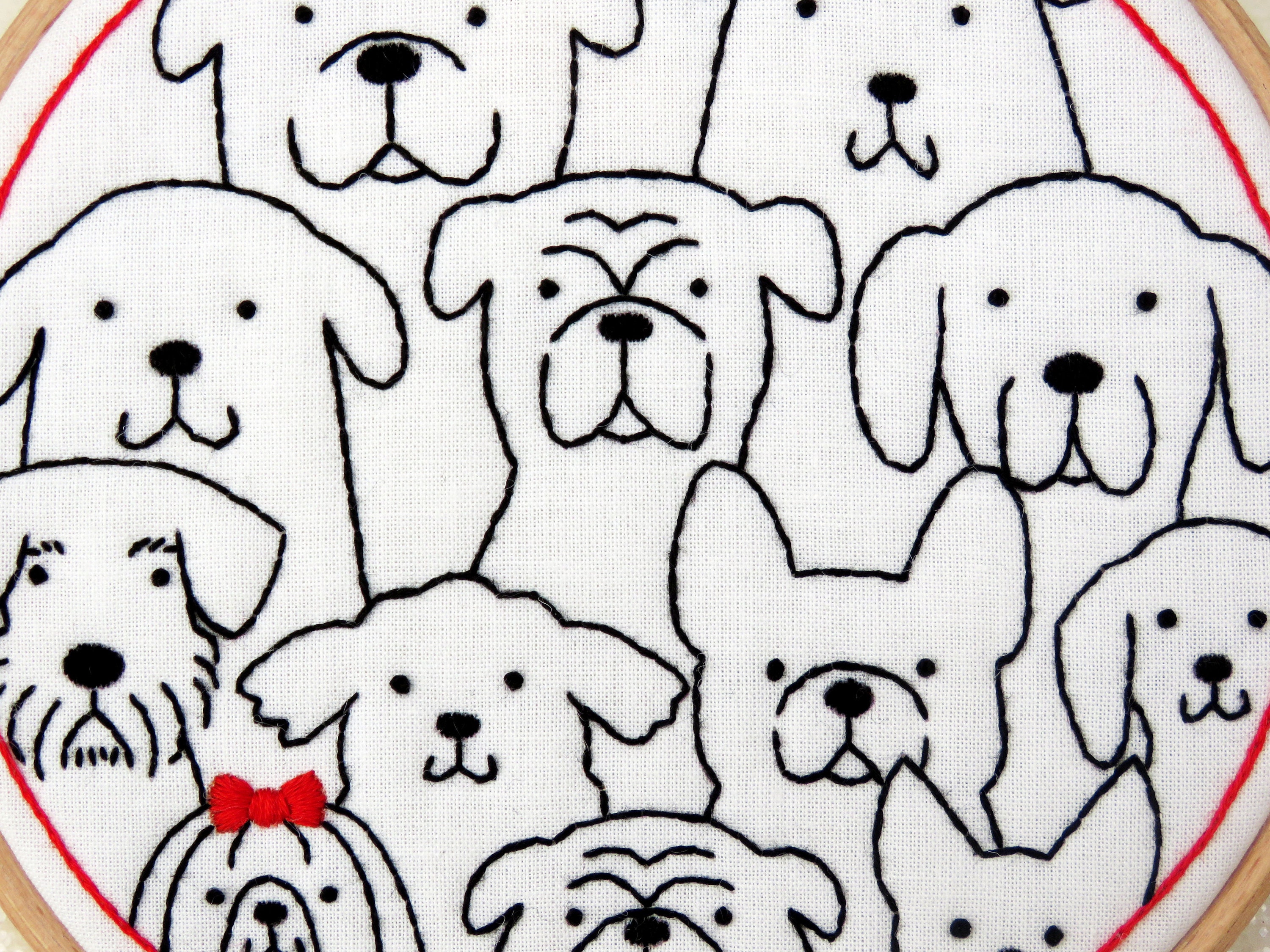 Dogs embroidery nwcvq dogs hand embroidery stamped  etsy uk Dogs embroidery nwcvq dogs hand embroidery stamped  etsy uk