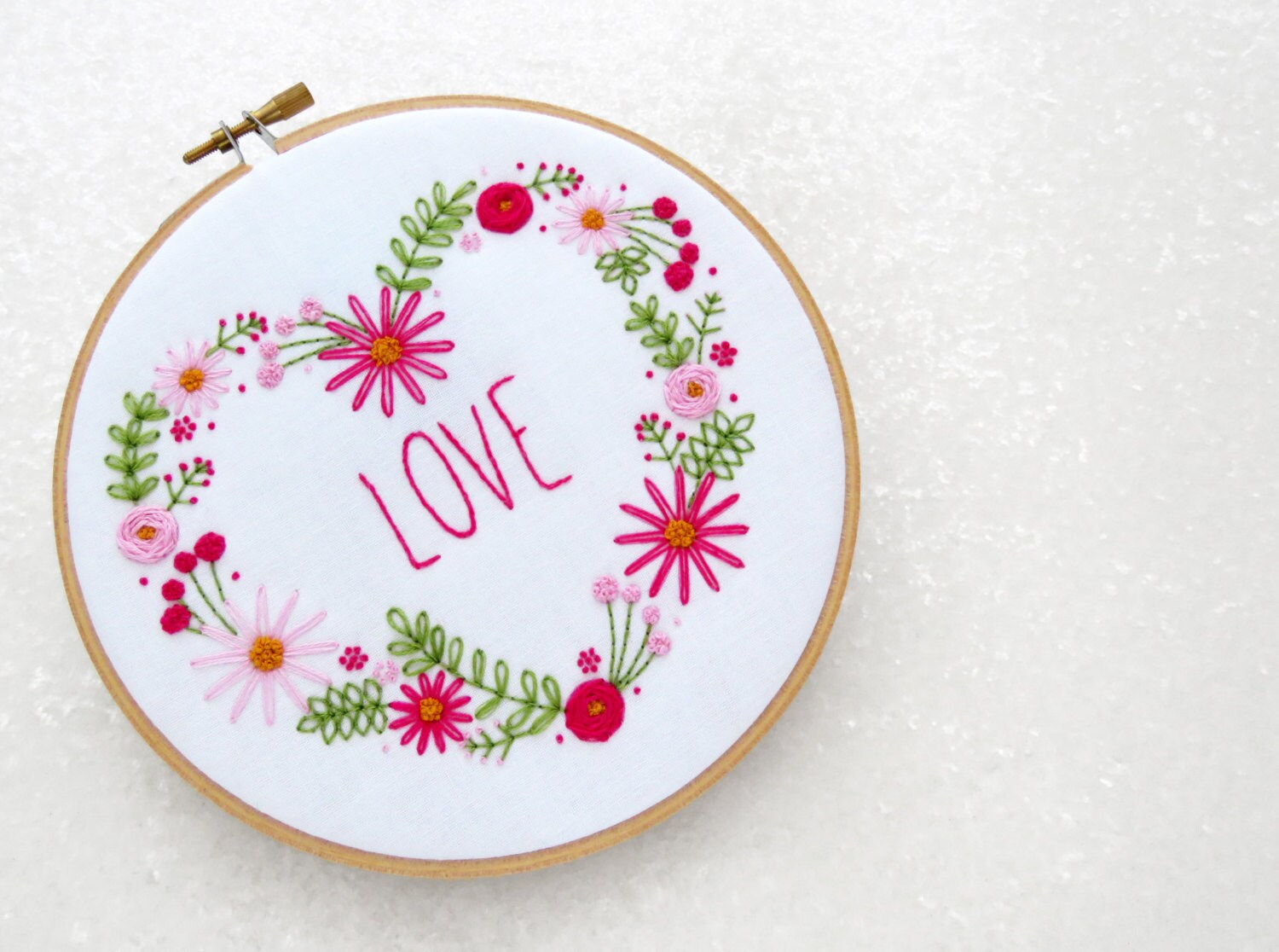 Love embroidery kit valentines embroidery kit love heart  etsy Love embroidery kit valentines embroidery kit love heart  etsy
