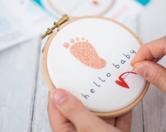 New Baby Embroidery Kit, Mini Hand Embroidery Kits