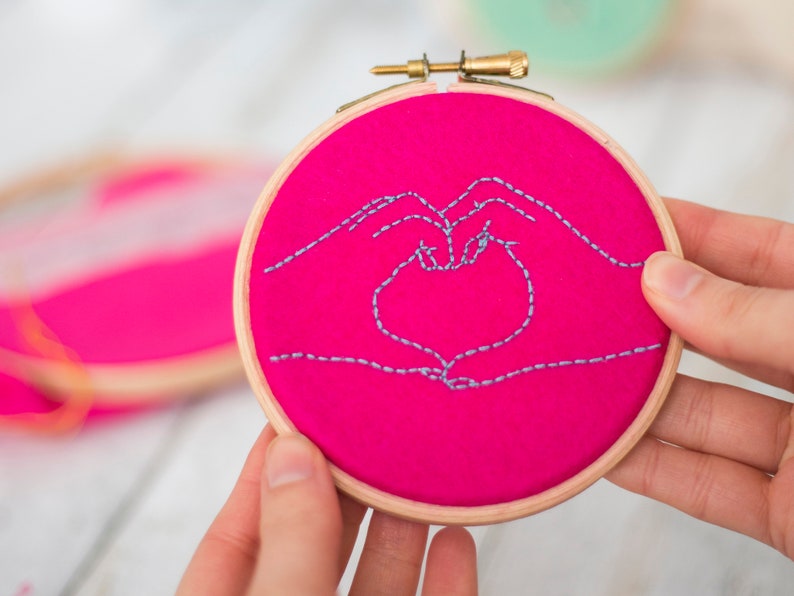 Valentines Embroidery Patterns, Hearts Stick and Stitch Embroidery Patterns, Valentines Embroidery Transfers, Hearts Embroidery Patterns. image 6