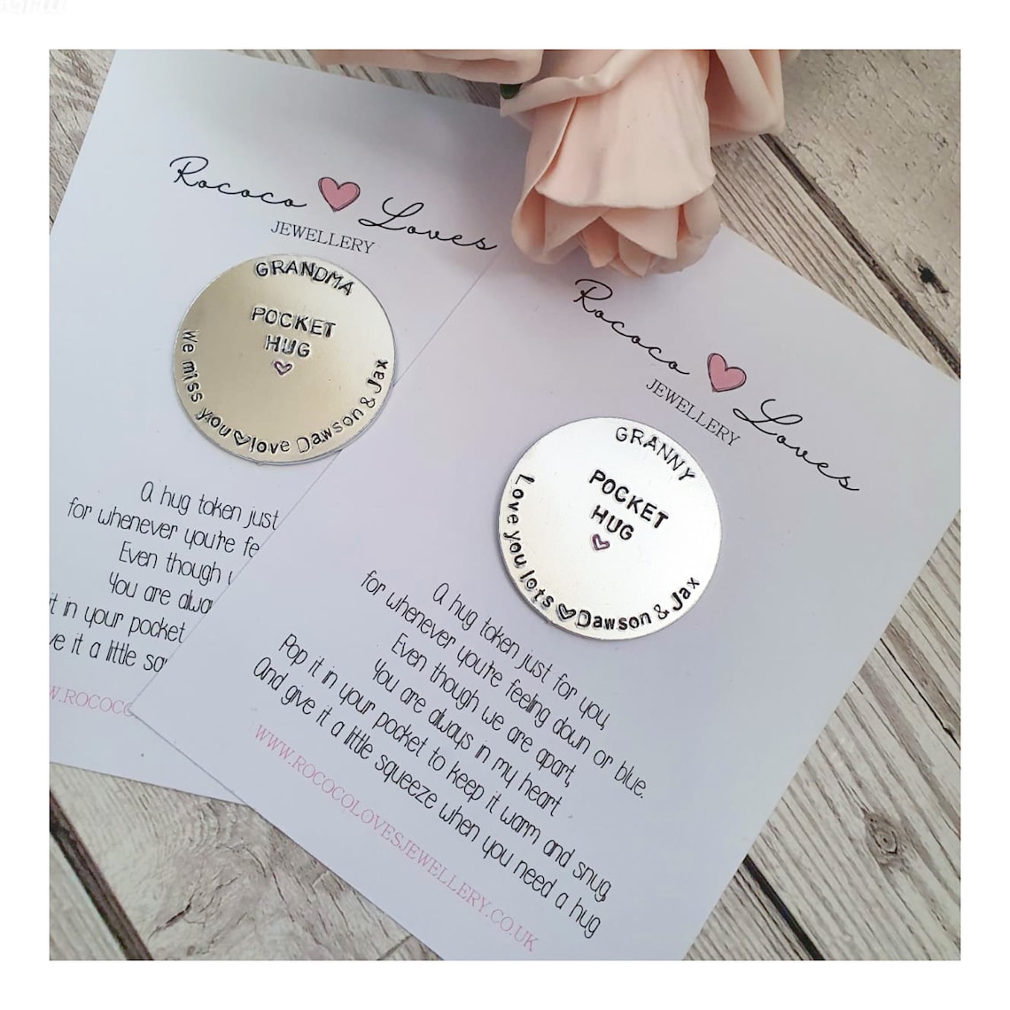 Personalised Pocket Hug Etsy UK