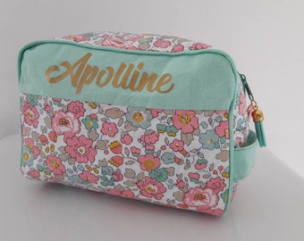 Trousse de toilette Vanity liberty Betsy personnalisée