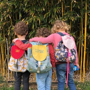 Sac à dos personnalisé prénom, maternelle / crèche