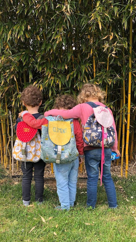Zaino personalizzato nome asilo / asilo nido | Etsy Italia