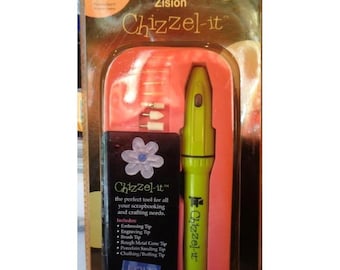 Herramienta de grabado y repujado Zision Chizzel-It de Provo Craft para scrapbooking y tarjetas - M