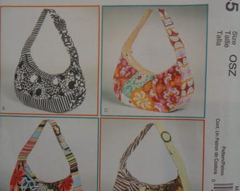 Patrón de costura McCall's M6045 para bolsos y carteras