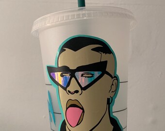 Download Bad Bunny Cup Etsy