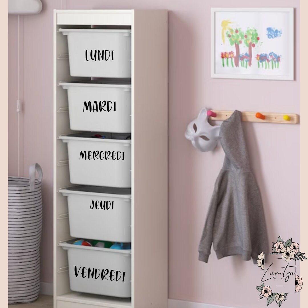 Decalque Trofast IKEA Ikea Trofast Bin Label FRENCH Francais Room