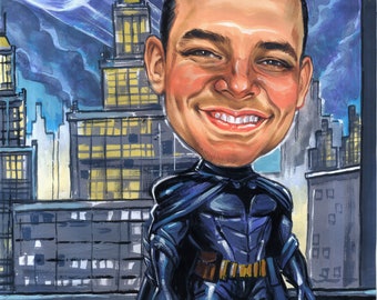 Superhero Caricature