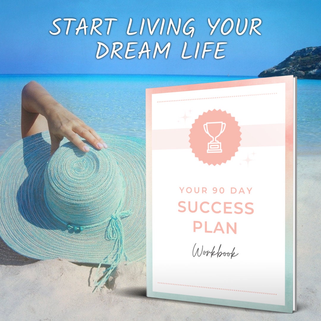 90 DAY PLANNER Printable, Goals Planner Printable, Quarterly Tracker