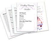 WEDDING PLANNING CHECKLIST, Wedding Guide, Wedding Checklist, Bride List, Bridal To-do List, Wedding Planner Printable,