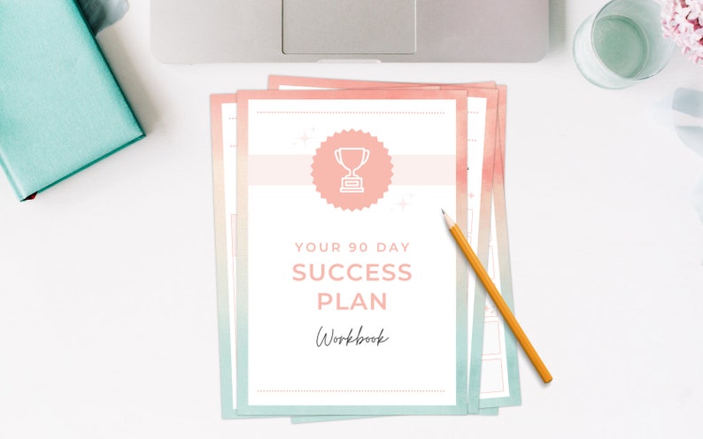 90 DAY PLANNER Printable, Goals Planner Printable, Quarterly Tracker ...