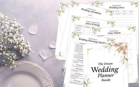 Wedding Planner Bundle: Bridal Checklists & Guides (Printable)