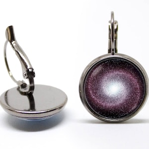 Galaxy earrings Universe earrings Galaxy gift Space earrings Cosmos Space jewelry Astronomy earrings Galaxy jewellery Gift for student Stars