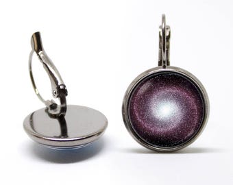 Galaxy earrings Universe earrings Galaxy gift Space earrings Cosmos Space jewelry Astronomy earrings Galaxy jewellery Gift for student Stars