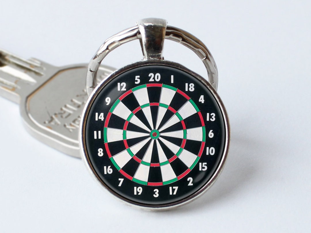 Dart Keychain Dart Key Ring Dartboard Jewelry Sport Gift Etsy
