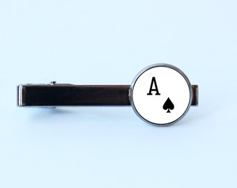 Jack Of Spades Metal Tie Bar - Classic Tie Clip For Men's Fashion - View #10