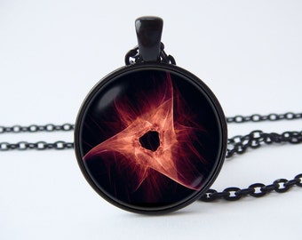 Space necklace Men's gift Black hole pendant Universe Cosmos jewelry Space pendant Boyfriend gift Galaxy jewelry Space style Mystic jewelry