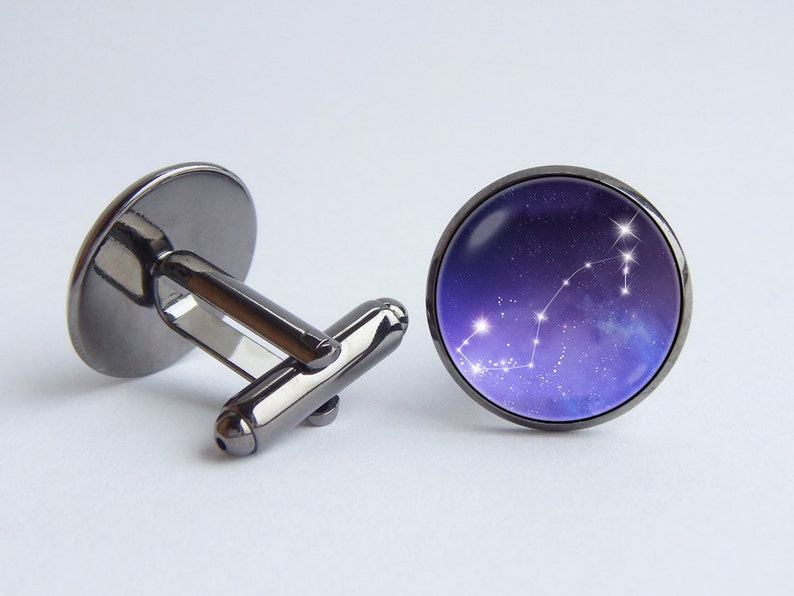 Select Gifts Zodiac Scorpio Cufflinks~ Star Sign Cufflinks for Men Engraved Personalised Box 