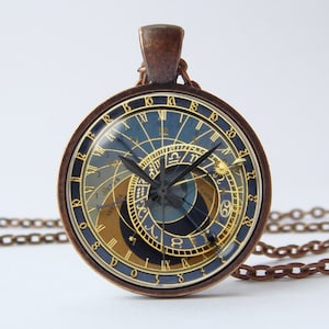 Steampunk Uhr Halskette Uhr Anhänger Stilvolle Schmuck Technologie Uhr Geburtstagsgeschenk Science Fiction Fantastische Halskette Männer Anhänger Geschenk
