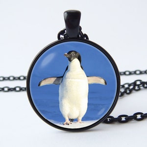 Penguin necklace Penguin jewelry Gift for girlfriend Penguin pendant Gift for wife Penguin art Birthday gift Best friend gift Ocean jewelry