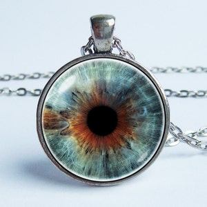 Auge Anhänger Auge Halskette Auge Schmuck Freund Geschenk Alltag Halskette Menschlicher Augapfel Böses Auge Glas Augapfel Gothic Halskette Realistisches menschliches Auge