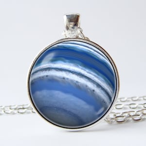Space pendant Gas giant Cosmos necklace Galaxy necklace Cosmos jewelry Universe pendant Space jewelry Outer space Astronomy gift Space gift
